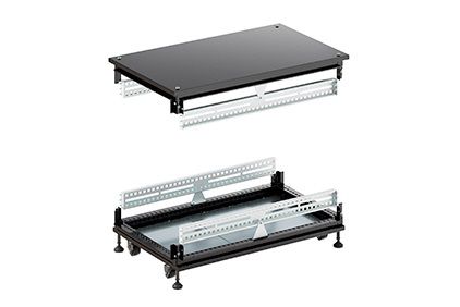 Крыша основание сплошные IT-CQE 600х600 RAL9005 DKC RBIT606S