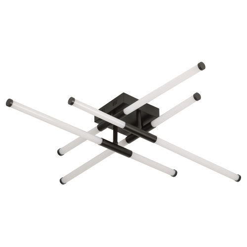 Светильник светодиодный Модерн Fliss CLL-1 72W 3K-6K RC BK 72Вт 3000-6000К с ДУ черн. Эра Б0069744