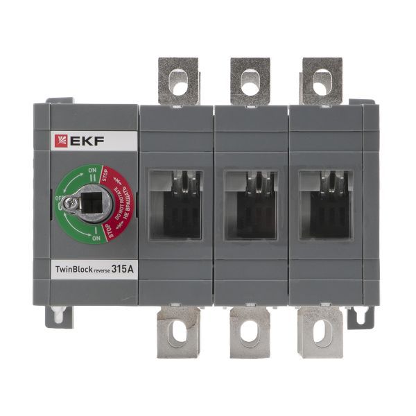 Рубильник 3п 315А без рукоятки управления TwinBlock PROxima EKF tb-s-315-3p