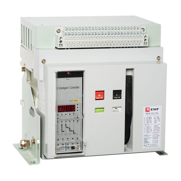Выключатель автоматический 3п 3200/3200А 100кА ВА-45 PROxima стац. EKF mccb45-3200-3200