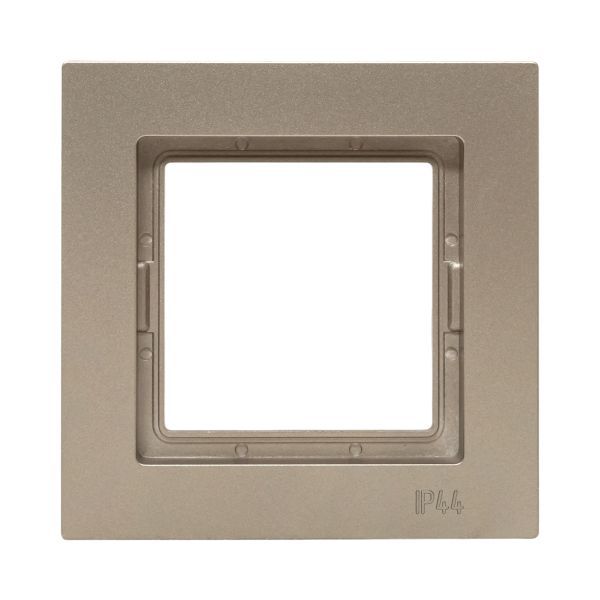 Рамка 1-м Эпика IP44 пластик шампань EKF UP1-FPC-01-44