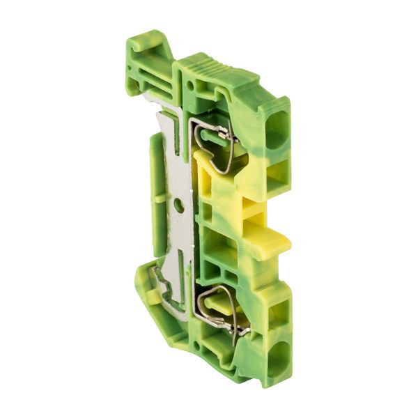 Колодка клеммная ST-4 земля пружинная EKF plc-jxb-st-4-pen