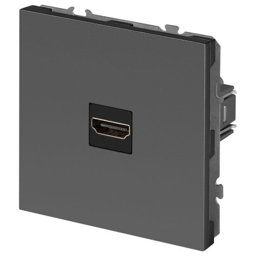 Розетка HDMI СП Galaxy 16А IP20 250В графит 15-3114-06 Эра Б0070799
