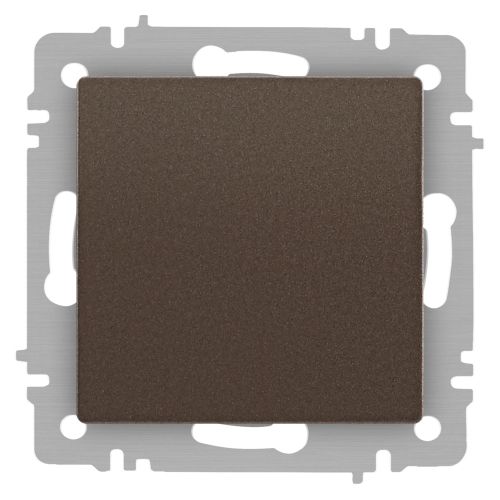 Кнопка Accent 6-109-08 10А-250В IP20 СУ бронза Intro Б0063619
