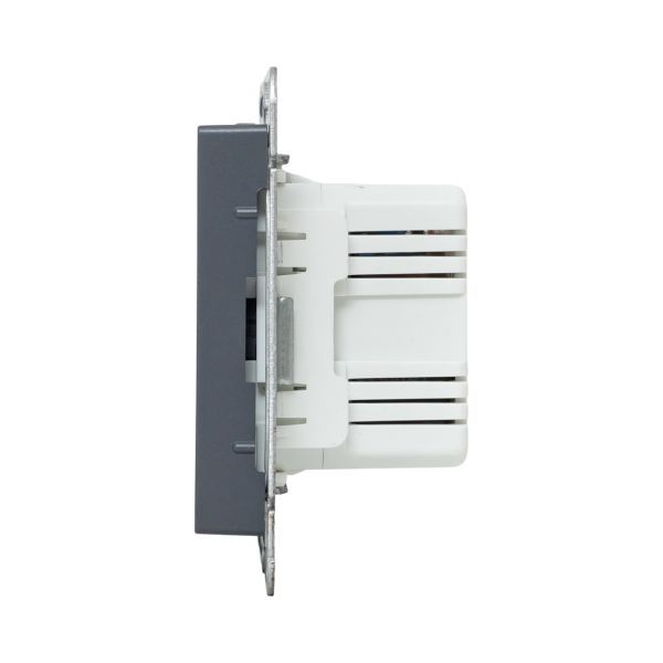 Розетка 2-м СП Эпика USB-C механизм графит EKF UP1-SOG-2USBC