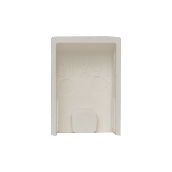 Заглушка 15х10 бел. Plast PROxima (уп.4шт) EKF ecw-15-10x4