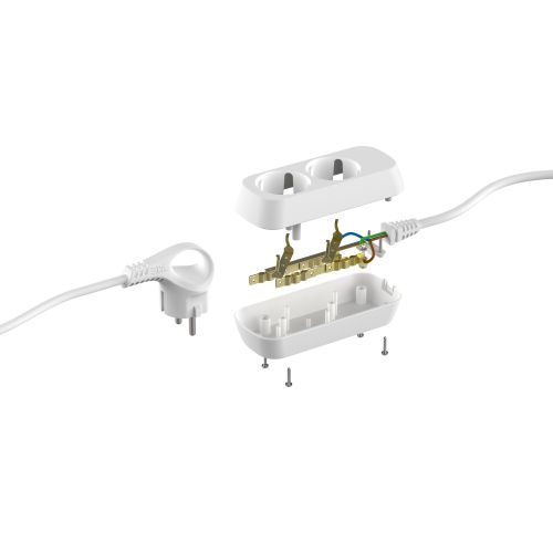 Удлинитель 2х3м с заземл. 10А IP20 GREEN LINE UDL-10-230-E ПВС 3х0.75 Эра Б0064947