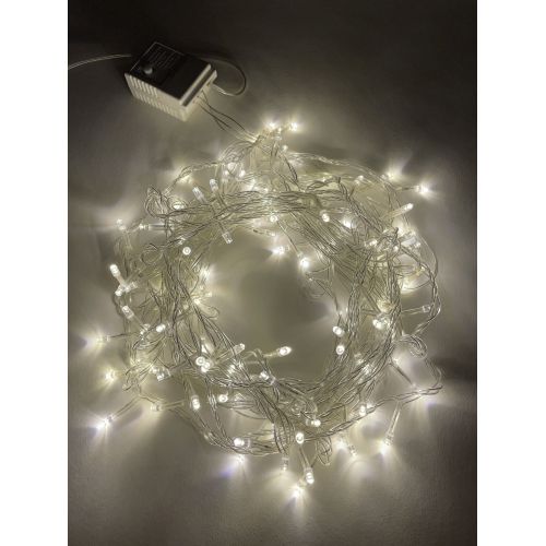 Гирлянда светодиодная "Нить" 10м 100LED 8 режимов 220В IP20 тепл. свет ENIN-10B Эра Б0041894