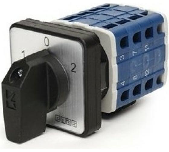 Переключатель полюсов реверс. трехфазный (1-0-2) 25А EMAS PSA025KD334S
