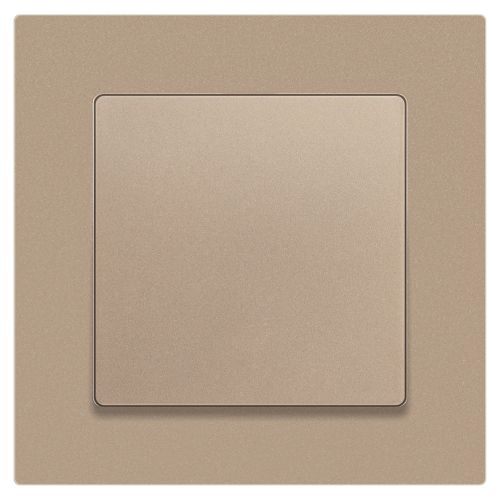 Кнопка Accent 6-109-04 10А-250В IP20 СУ шампань Intro Б0063610