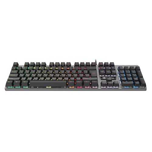 Клавиатура игровая KG480 проводная метал. с подсветкой черн. А0036180 Intro Б0060192