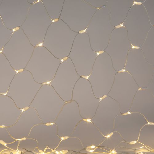 Гирлянда светодиодная "Сеть" ERAPS-SKW1 2х3м 300LED тепл. бел. провод бел. каучук Эра Б0051896