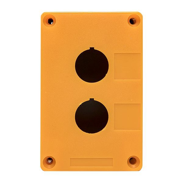 Корпус КП102 2 кнопки пластик. желт. EKF cpb-102-o