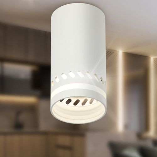 Светильник OL50 WH MR16 GU10 IP20 настен./потолочн. спот бел. Эра Б0059802