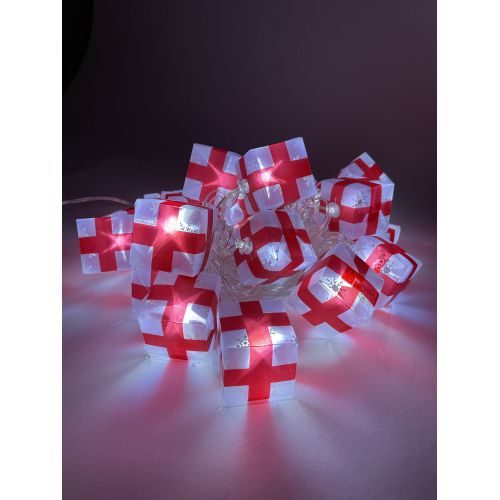 Гирлянда светодиодная "Нить Подарки" 3м 20LED 8 режимов 220В IP20 холод. свет ENIN-3P Эра Б0041895
