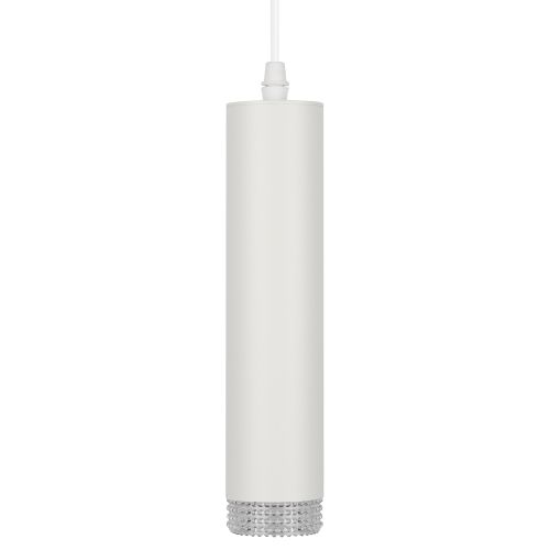 Светильник подвесной (подвес) PL18 WH/CL MR16 GU10 потолочный цилиндр бел. прозр. ЭРА Б0058481