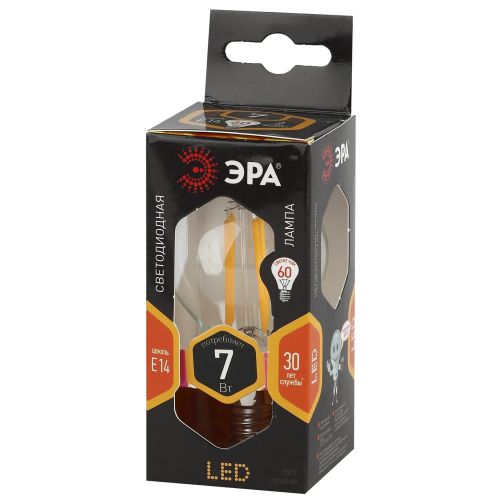 Лампа светодиодная филаментная F-LED P45-7w-827-E14 Эра Б0027946