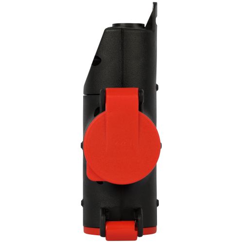 Колодка KB-3e-R-IP44 с заземлением 3 розетки 16А IP44 красн. Эра Б0072714