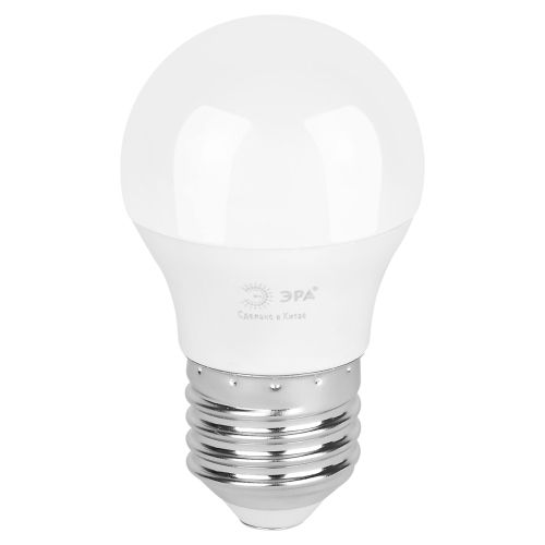 Лампа светодиодная GREEN LINE P45-6W-865-E27 GL 6Вт шар 6500К свет холод. E27 Эра Б0067059