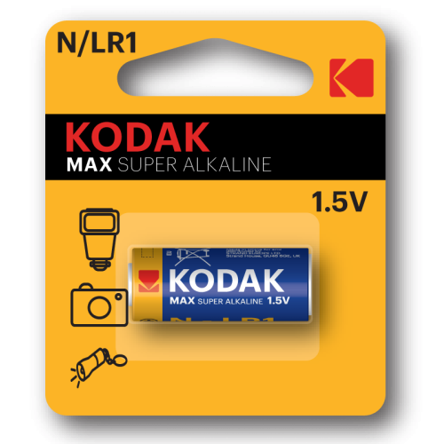 Элемент питания алкалиновый N/LR1 1.5В MAX SUPER Alkaline (блист.1шт) 30396012-RU1 KODAK Б0012842