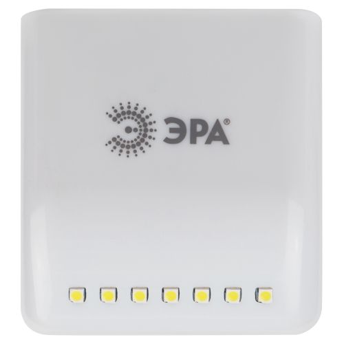 Фонарь SB-404 пушлайт-подсветка универс. в шкаф 7SMD LED сенсор 2хAAA блист. (10/120/2880) Эра Б0042658