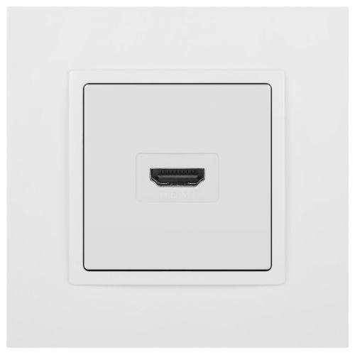 Розетка 1-м СП Elegance 14-3114-01М HDMI бел. матов. Эра Б0065776