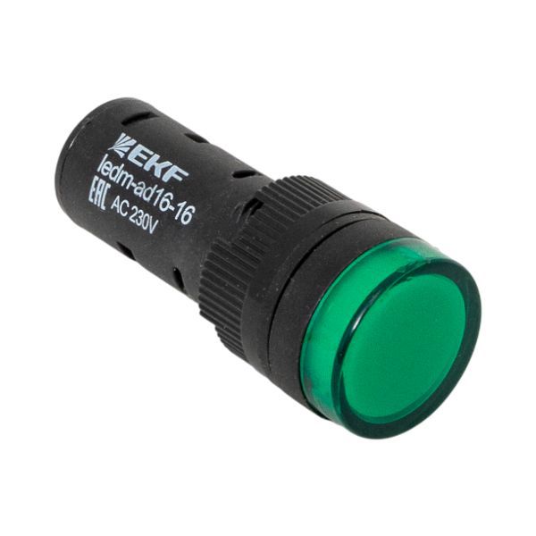 Матрица светодиодная AD16-16HS зел. 230В AC PROxima EKF ledm-ad16-16-g