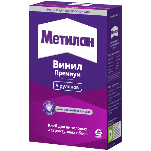 Клей обойный Метилан Винил Премиум без индикатора 250г 1518429 Момент Б0057029