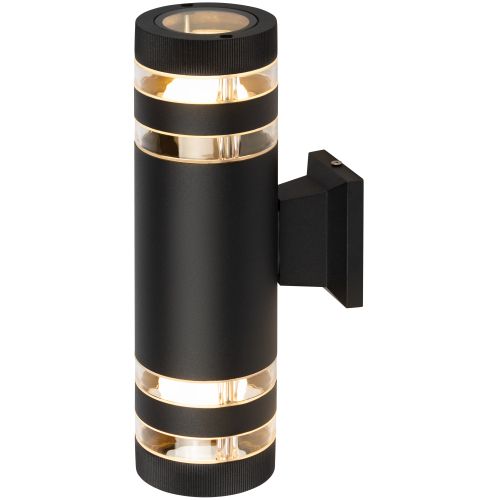Светильник "Адрия" GBW-102-BL-0300 max 30Вт 2хE27 IP54 230В 300х150х90 уличный настен. вверх/вниз черн. Эра Б0069596