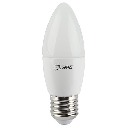 Лампа светодиодная B35-7w-827-E27 свеча 560лм ЭРА Б0028479