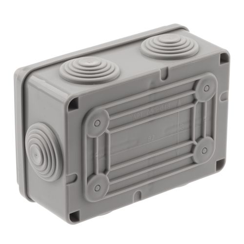 Коробка распаячная ОП на винтах 6 гермовводов IP55 KORv-120-80-50-6g ЭРА Б0052730