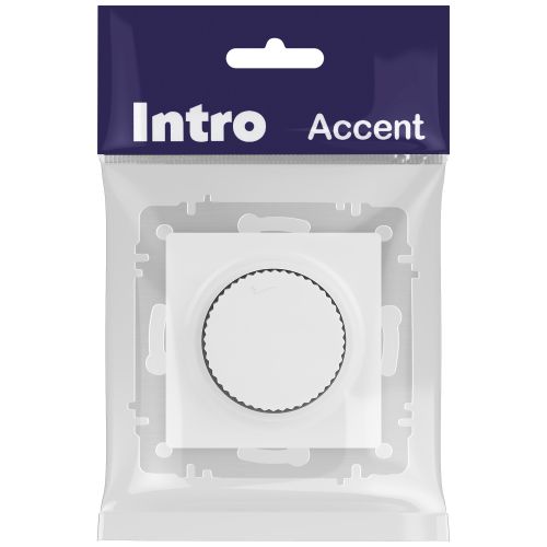 Светорегулятор поворотный СП Accent 6-401-01 600Вт 230В IP20 бел. Intro Б0063668