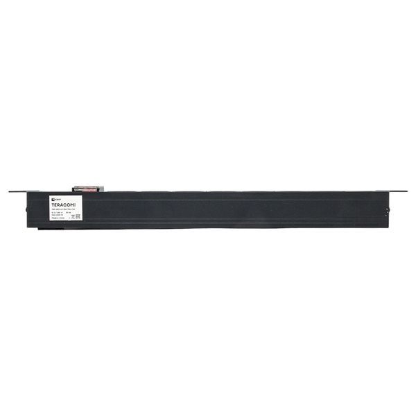 Блок PDU TERACOM PRO 19дюйм 1U 10А 250В 7-м Schuko с выкл. без шнура питания вх. разъем C14 алюм. черн. EKF TRP-HPD-LS-10A-7SH-C14