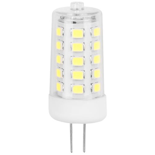 Лампа светодиодная GREEN LINE LED G4-JC-7W-830-12V GL 7Вт капсульная прозрачная 3000К тепл. бел. свет G4 12В Эра Б0067181
