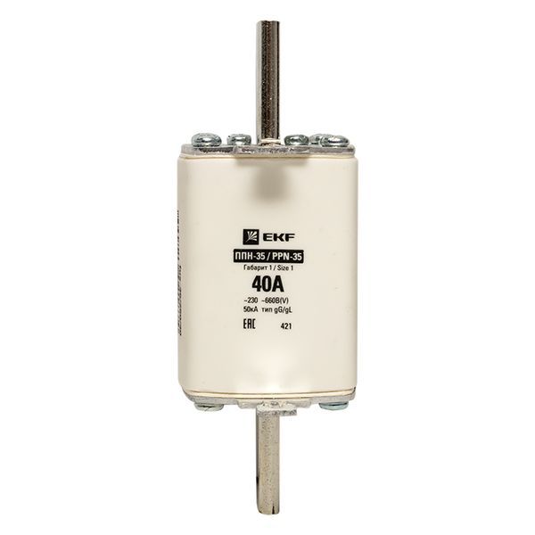 Вставка плавкая ППН-35 250/40А габарит 1 PROxima EKF fus-35/250/40