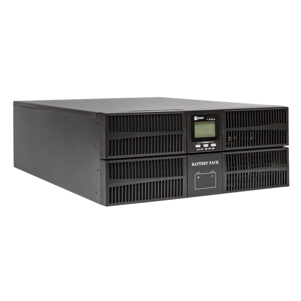 Источник бесперебойного питания двойн. преобразования E-Power SW900G4 10000В.А/10кВ 1ф для монтажа в стойку 230В с АКБ 16х12В 9А.ч EKF SW901G4-RT-B