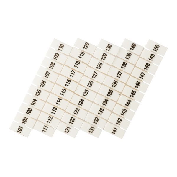 Маркеры для UT/ST/Push-in 2.5 с нумерацией 100-150 (уп.100шт) EKF zb-st-2.5-100-150
