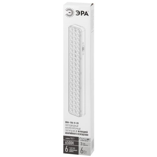 Светильник светодиодный DBA-106-0-20 60LED 3ч IP20 аварийный постоянный/непостоянный Эра Б0044399