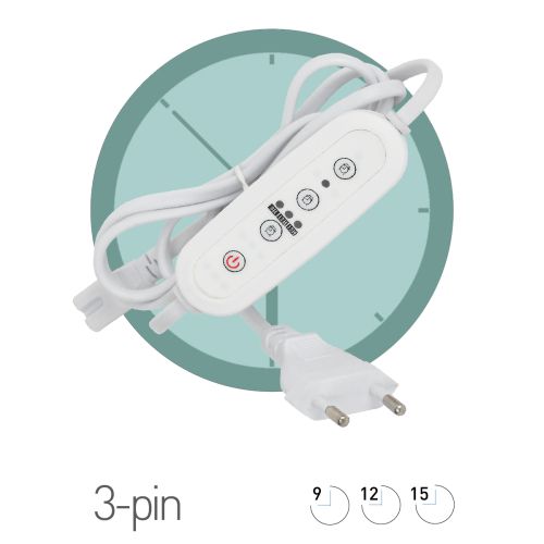 Провод для подключения 1.5 м с таймером работы FITO-LINETIME (100/1500) Эра Б0049314