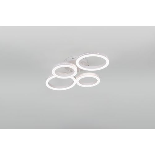 Светильник светодиодный Juniper 6187-702 LED 75Вт 3000-6000К потолочн. бел. с пультом Rivoli Б0068478