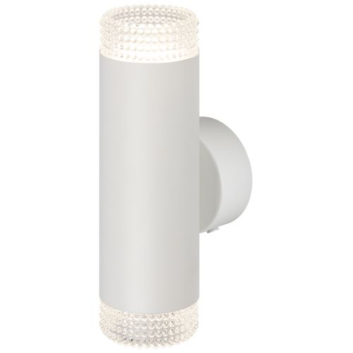 Светильник WL50 WH/TR 2хGU10 2х12Вт IP20 настенный бел. прозр. Эра Б0061195