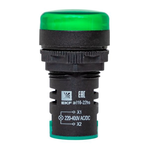 Матрица светодиодная AD16-22HS 220-400 В AC/DC зел. EKF ledm-ad16-g-230acdc