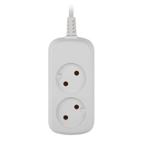 Удлинитель 2х5м без заземл. 10А IP20 GREEN LINE UDL-10-250 ПВС 2х0.75 Эра Б0065044