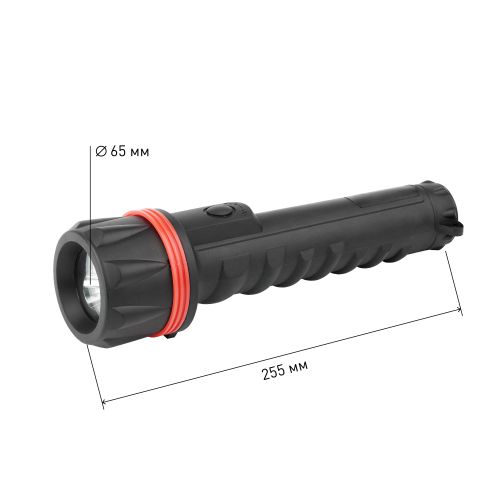 Фонарь TR3D 3хD 3хLED резина блист. Трофи Б0019830