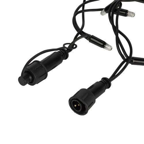 Гирлянда светодиодная "Нить" 10м 100LED мультиколор IP65 новогодняя провод черн. ПВХ (без шнура питания) ERAPS-PM10 Эра Б0056016