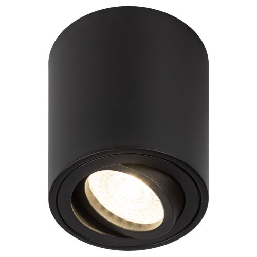 Светильник OL21 BK MR16/GU10 настен./потолочн. спот поворотн. черн. Эра Б0054393