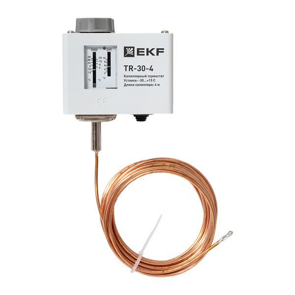 Реле температуры (термостат) капилляр 4м EKF TR-30-4