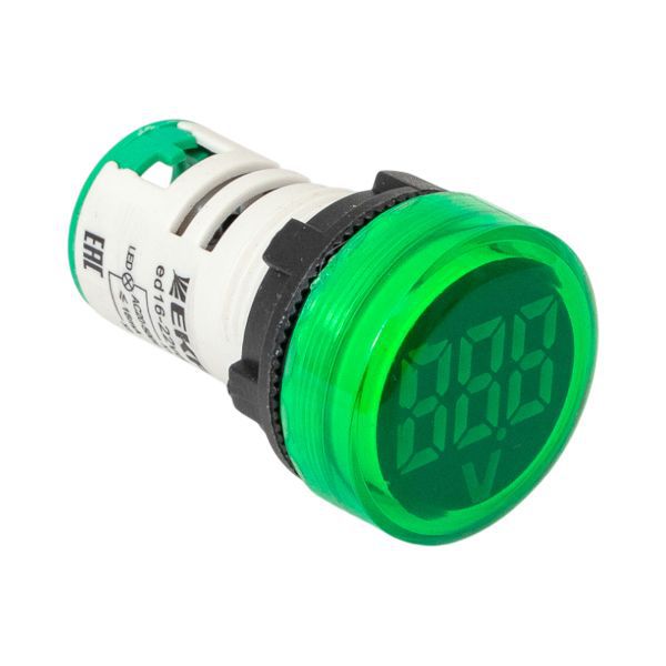 Индикатор значения напряжения ED16-22VD зел. PROxima EKF ed16-22vd-g