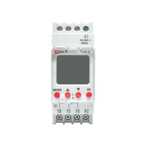 Таймер электронный ТЭ-80 24-230В PROxima EKF te-80-24