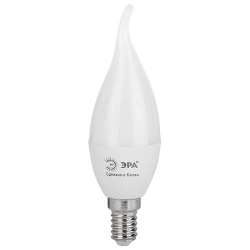 Лампа светодиодная RED LINE LED BXS-8W-865-E14 R 8Вт BXS свеча на ветру 6500К холод. бел. E14 Эра Б0045345
